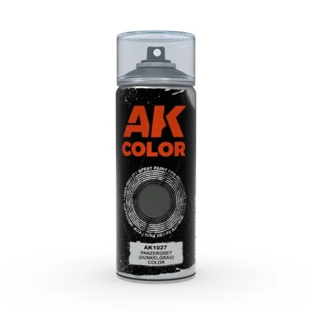 Panzergrey (Dunkelgrau) color - Spray 150ml - AK Interactive AK1027