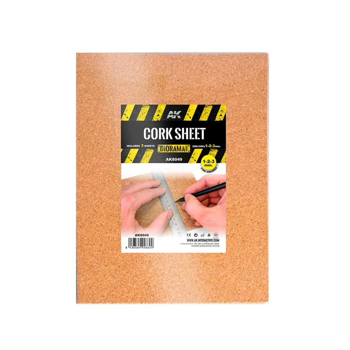 CORK SHEETS - FINE GRAINED / LAMINAS CORCHO - GRANO FINO - 200 x 30...