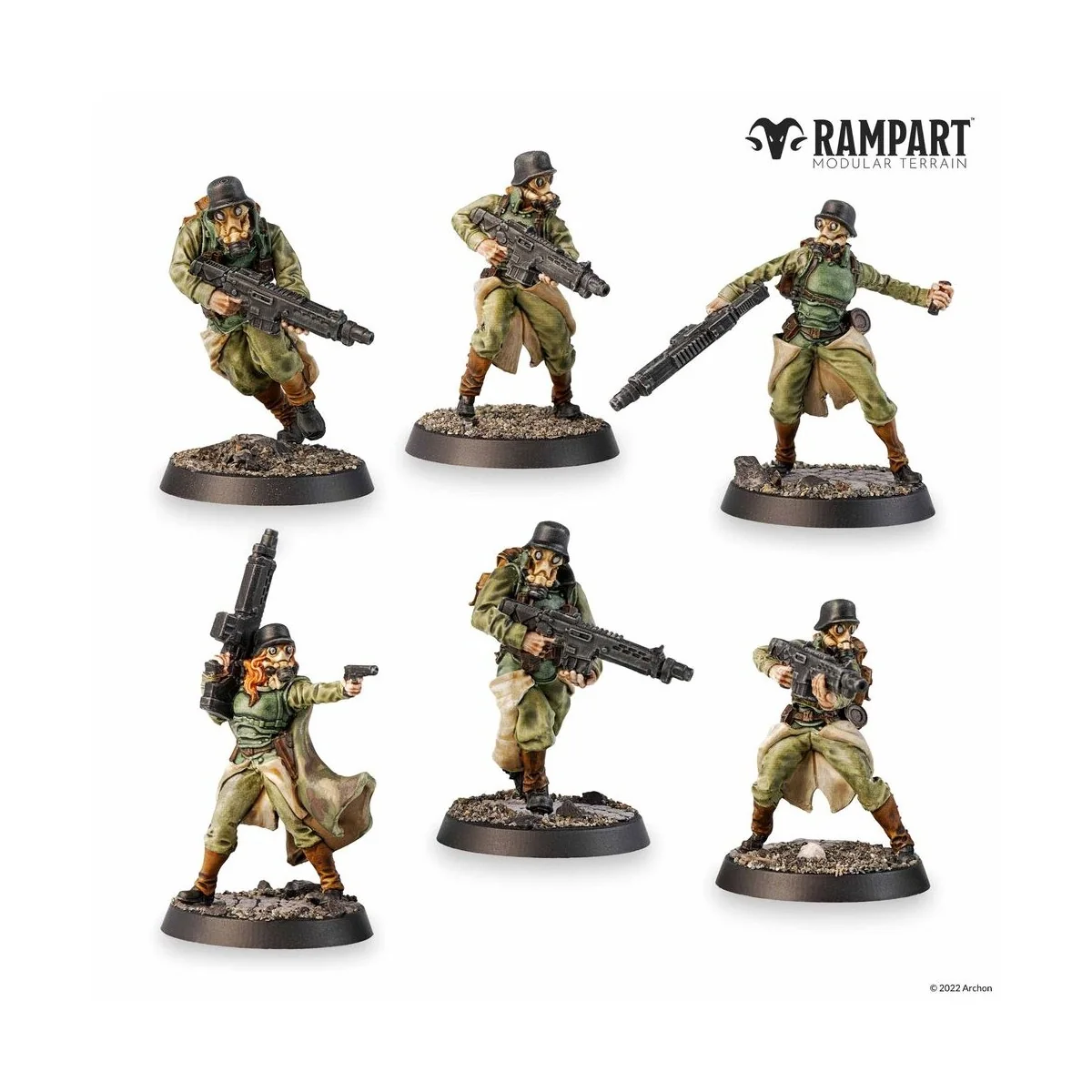 Modular Terrain: CITY DEFENDERS MINIATURE PACK - Archon Studio RAM0003