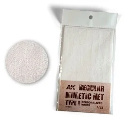 REGULAR CAMOUFLAGE NET Type 1 PERSONALIZED WHITE - AK Interactive A...