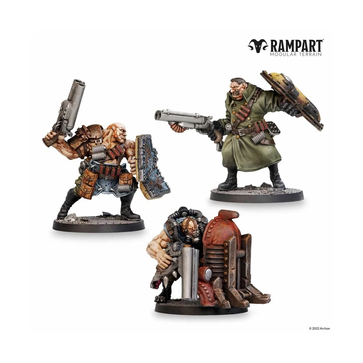 Modular Terrain: CITY DEFENDERS MINIATURE PACK - Archon Studio RAM0003