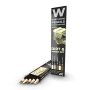 WATERCOLOR PENCIL SET SPLASHES, DIRT AND STAINS SET - AK Interactiv...