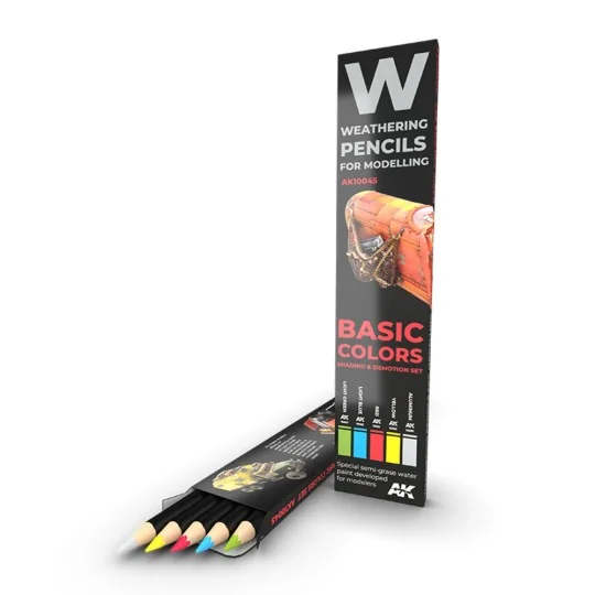 WATERCOLOR PENCIL SET BASICS SET - AK Interactive AK10045
