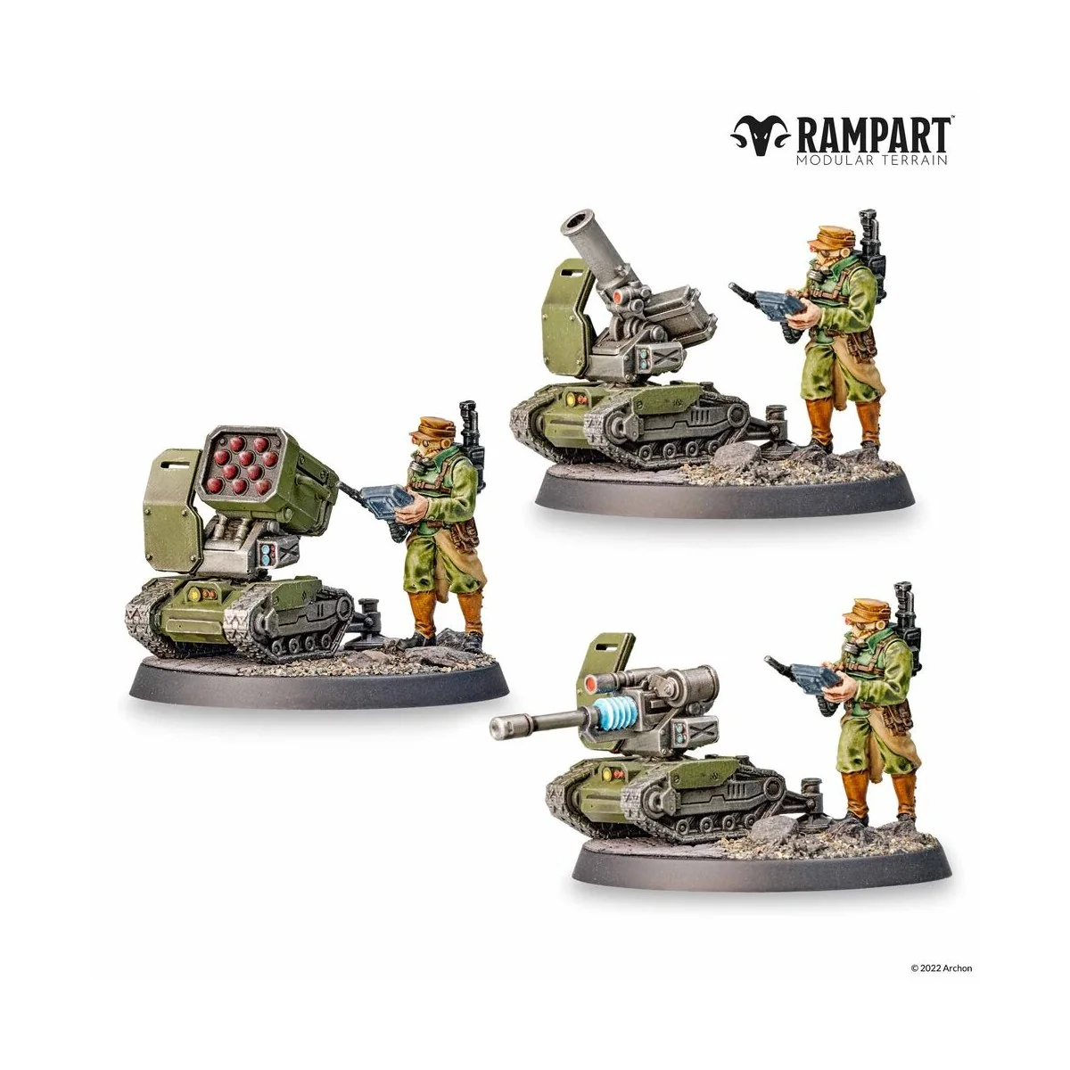 Modular Terrain: CITY DEFENDERS MINIATURE PACK - Archon Studio RAM0003