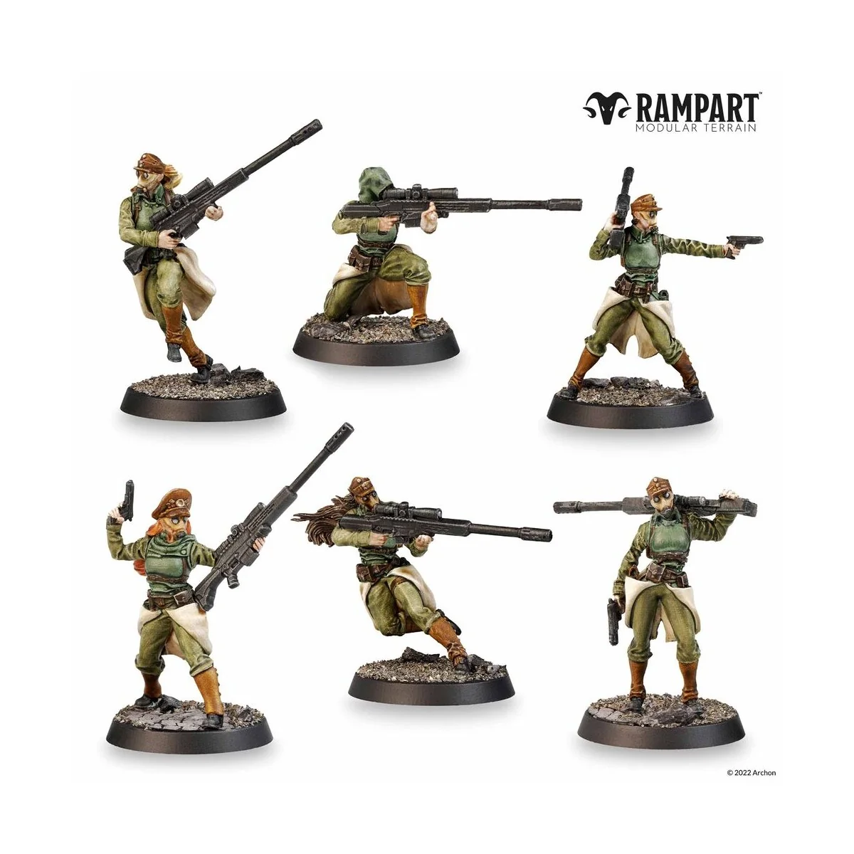 Modular Terrain: CITY DEFENDERS MINIATURE PACK - Archon Studio RAM0003