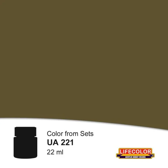 Khaki Olive Drab 22 ml - Lifecolor NUA221