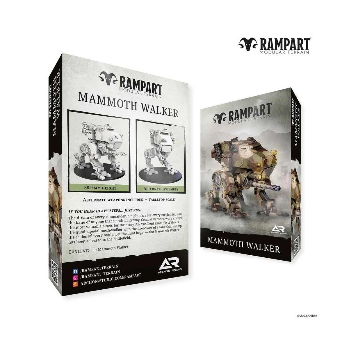Modular Terrain: MAMMOTH WALKER - Archon Studio RAM0004
