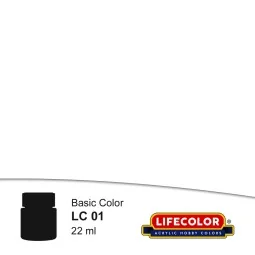 Matt White 22 ml - Lifecolor NLC01