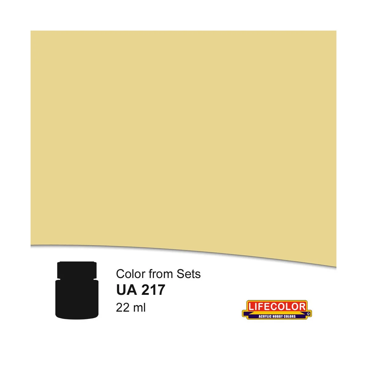 Giallo Sabbia Chiaro 22 ml - Lifecolor NUA217