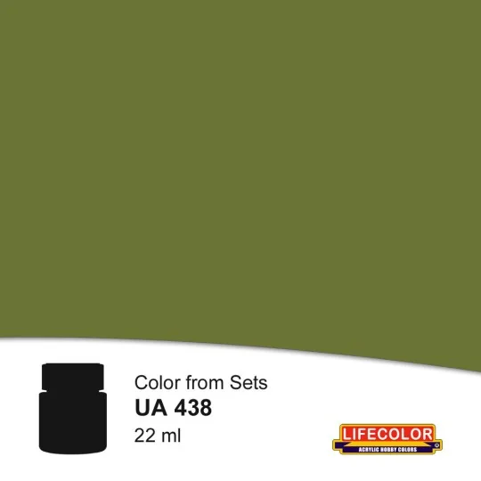 Medium IDF Green 22 ml - Lifecolor NUA438 Medium IDF Green 22 ml - Lifecolor NUA438