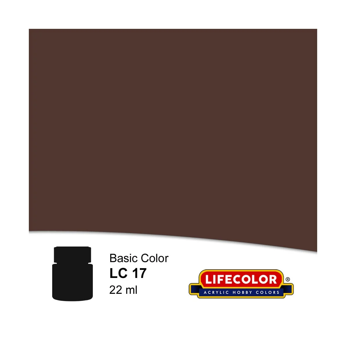 Matt Brown 22 ml - Lifecolor NLC17