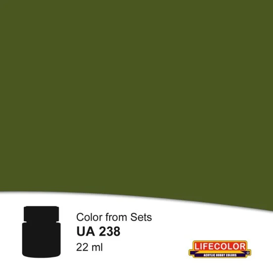 Dark Olive Var. 22 ml - Lifecolor NUA238 Dark Olive Var. 22 ml - Lifecolor NUA238