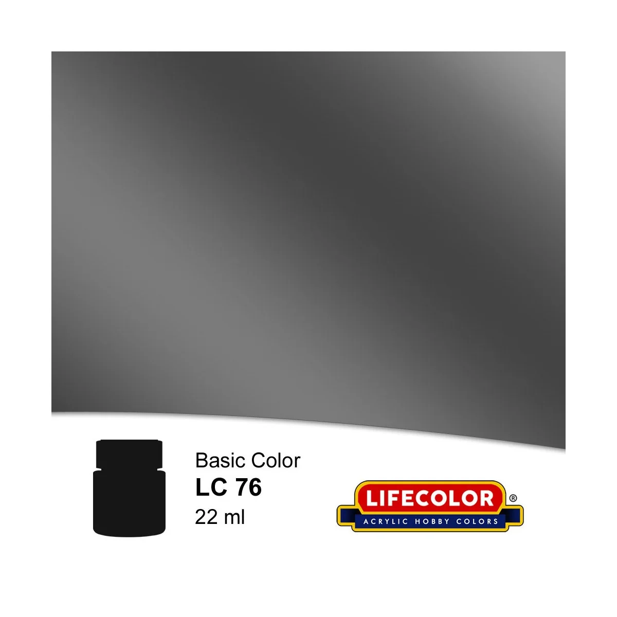 Gloss Gun Metal 22 ml - Lifecolor NLC76 Gloss Gun Metal 22 ml - Lifecolor NLC76