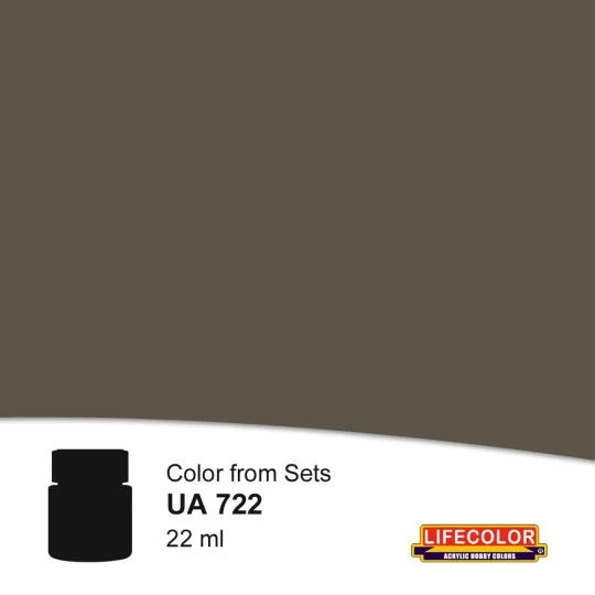 Roof Dirt 22 ml - Lifecolor NUA722 Roof Dirt 22 ml - Lifecolor NUA722