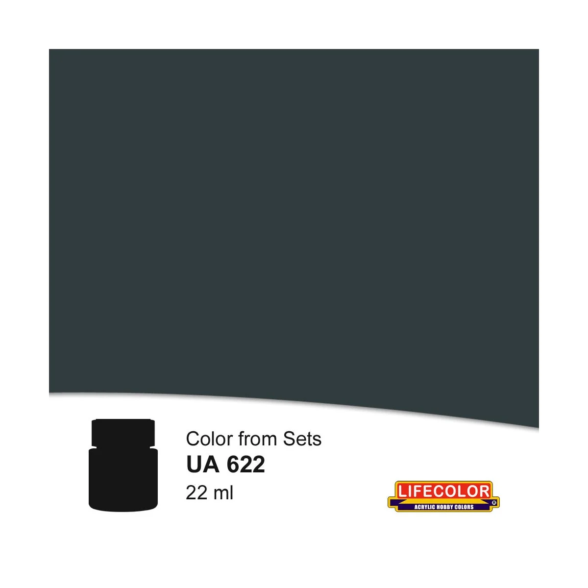 Dark Gray 5D 22 ml - Lifecolor NUA622
