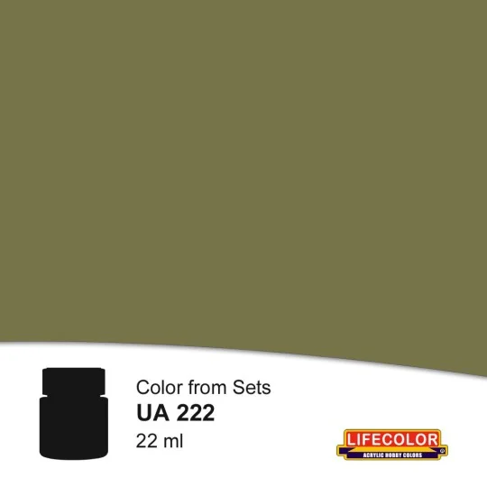 Olive Drab 22 ml - Lifecolor NUA222