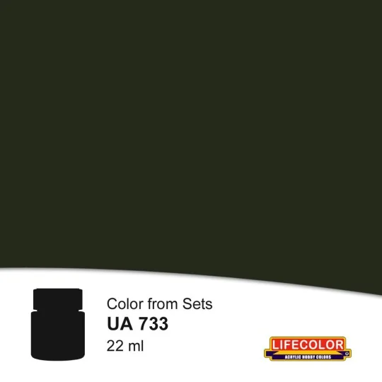 Tyre Black 22 ml - Lifecolor NUA733 Tyre Black 22 ml - Lifecolor NUA733