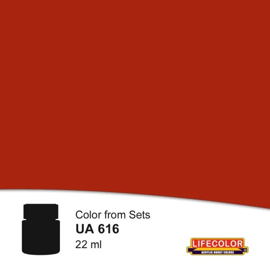 Rosso Mattone 22 ml - Lifecolor NUA616 Rosso Mattone 22 ml - Lifecolor NUA616