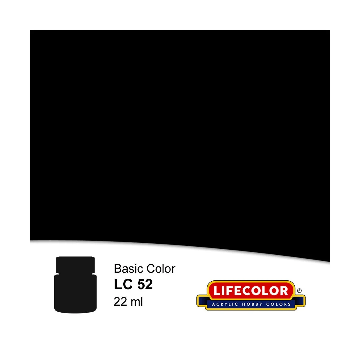Gloss Black 22 ml - Lifecolor NLC52