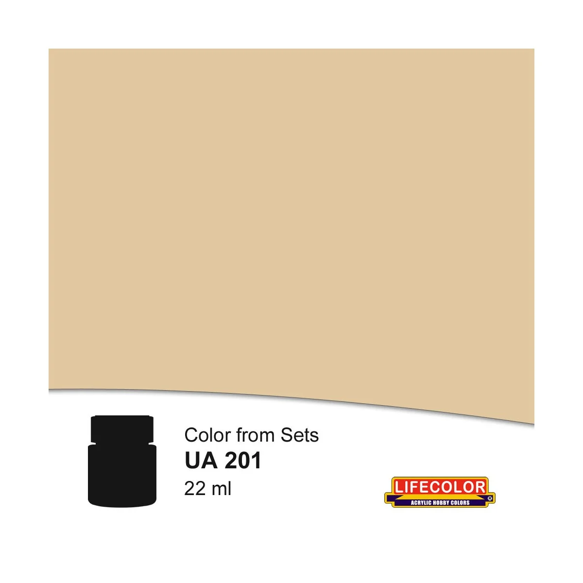 Gelbbraun 22 ml - Lifecolor NUA201