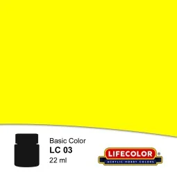 Matt Yellow 22 ml - Lifecolor NLC03