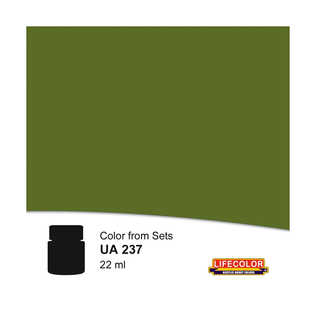 Dark Olive 22 ml - Lifecolor NUA237