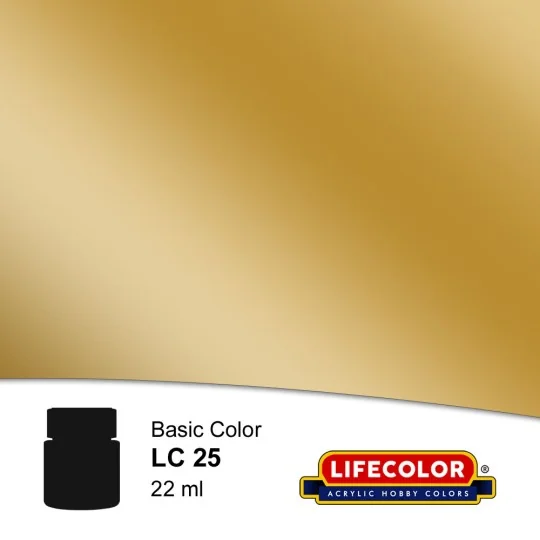 Matt Gold 22 ml - Lifecolor NLC25 Matt Gold 22 ml - Lifecolor NLC25