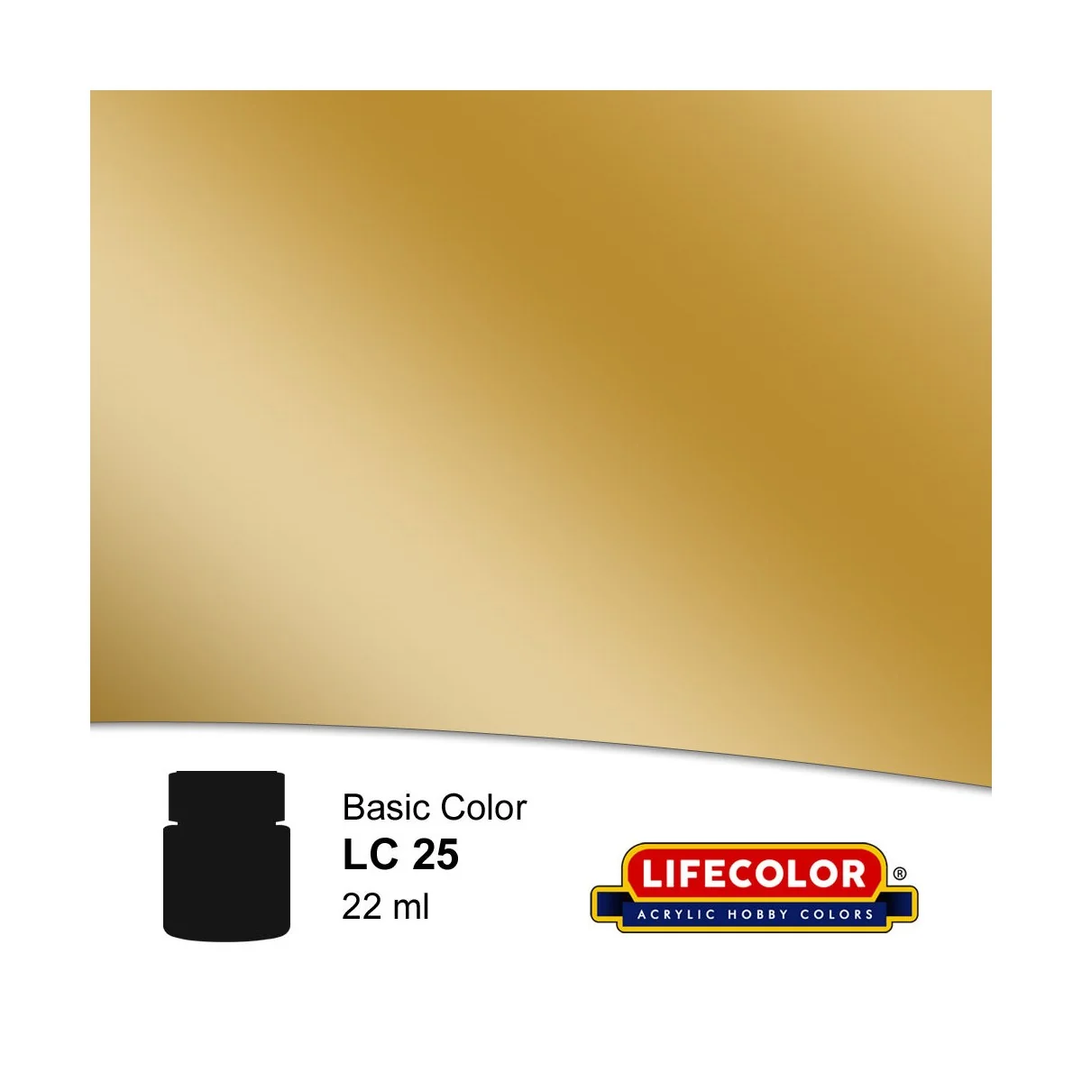 Matt Gold 22 ml - Lifecolor NLC25