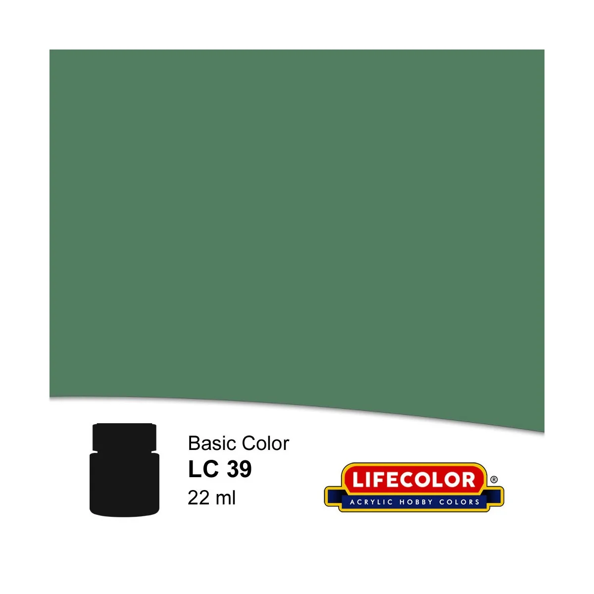 Matt Artillery Green 22 ml - Lifecolor NLC39