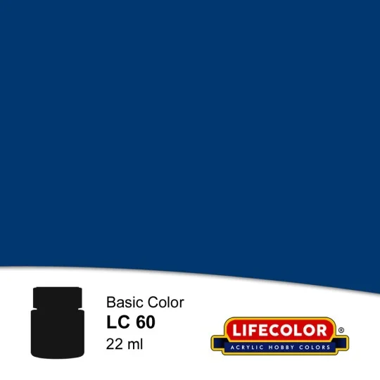 Gloss Dark Blue 22 ml - Lifecolor NLC60 Gloss Dark Blue 22 ml - Lifecolor NLC60