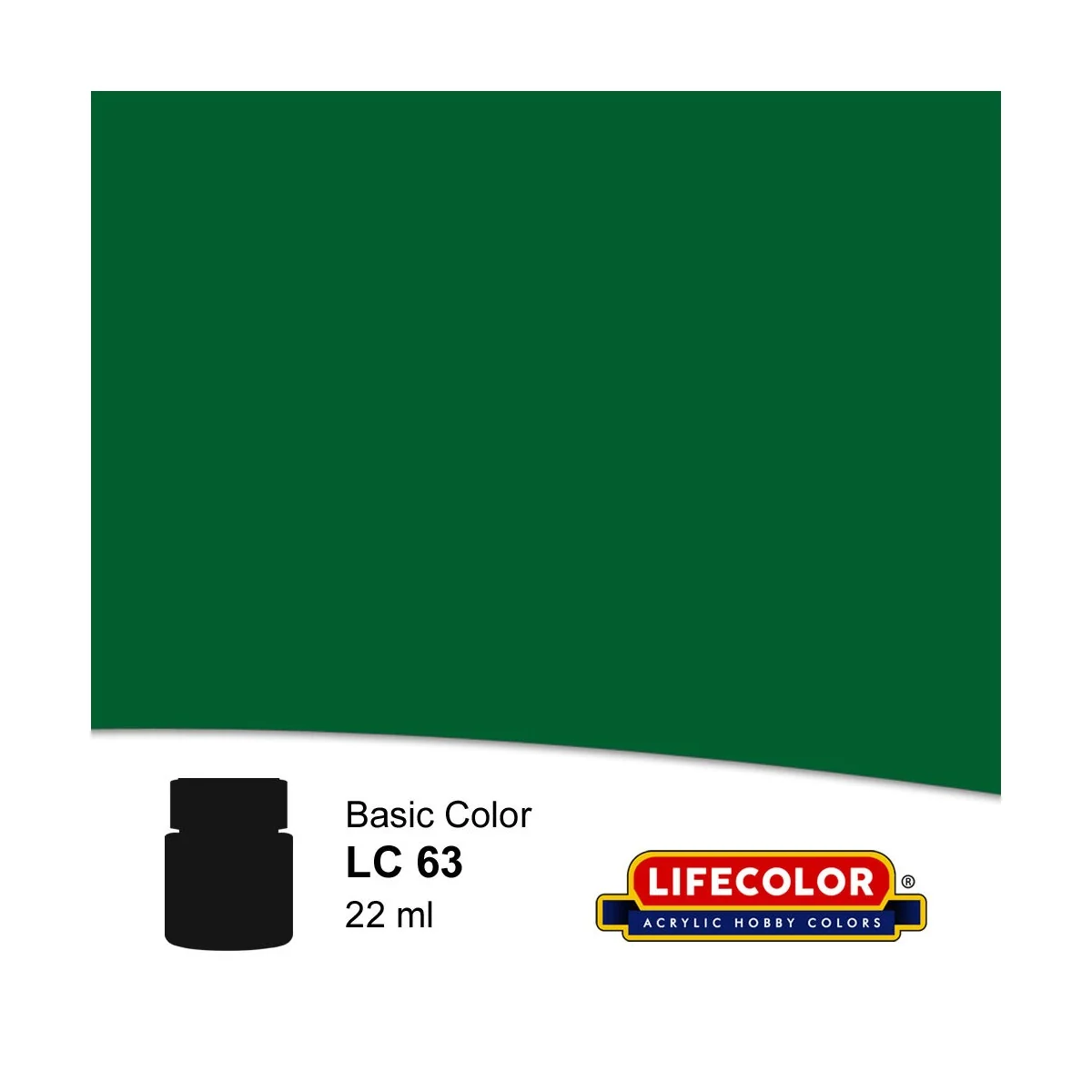 Gloss Emerald Green 22 ml - Lifecolor NLC63 Gloss Emerald Green 22 ml - Lifecolor NLC63