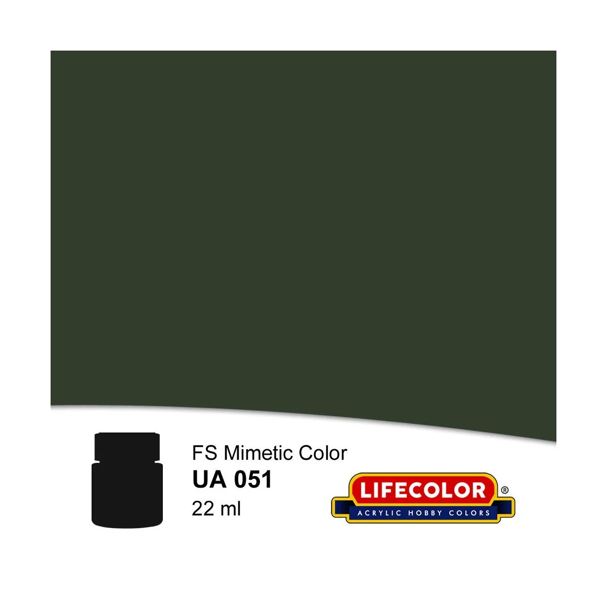 Black Green RLM70 22 ml - Lifecolor NUA051