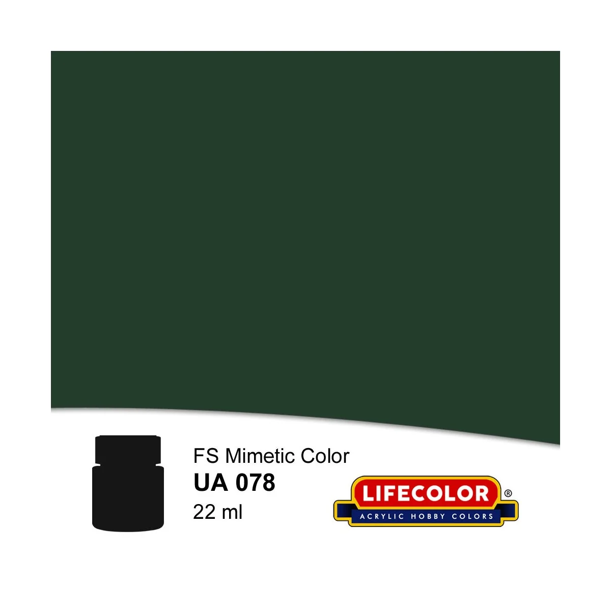 Dark Green 22 ml - Lifecolor NUA078 Dark Green 22 ml - Lifecolor NUA078
