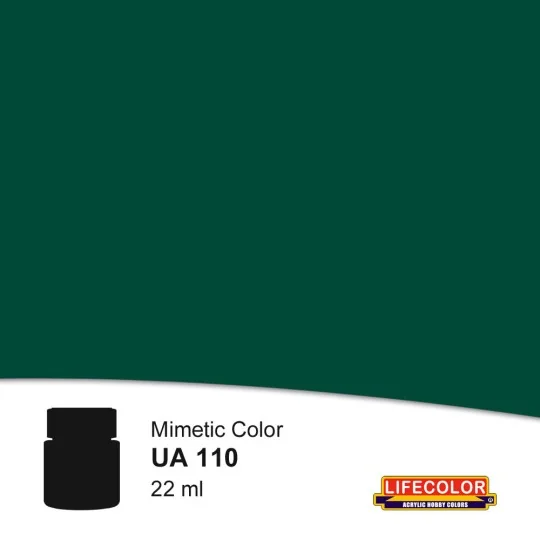 Dark Green 22 ml - Lifecolor NUA110 Dark Green 22 ml - Lifecolor NUA110