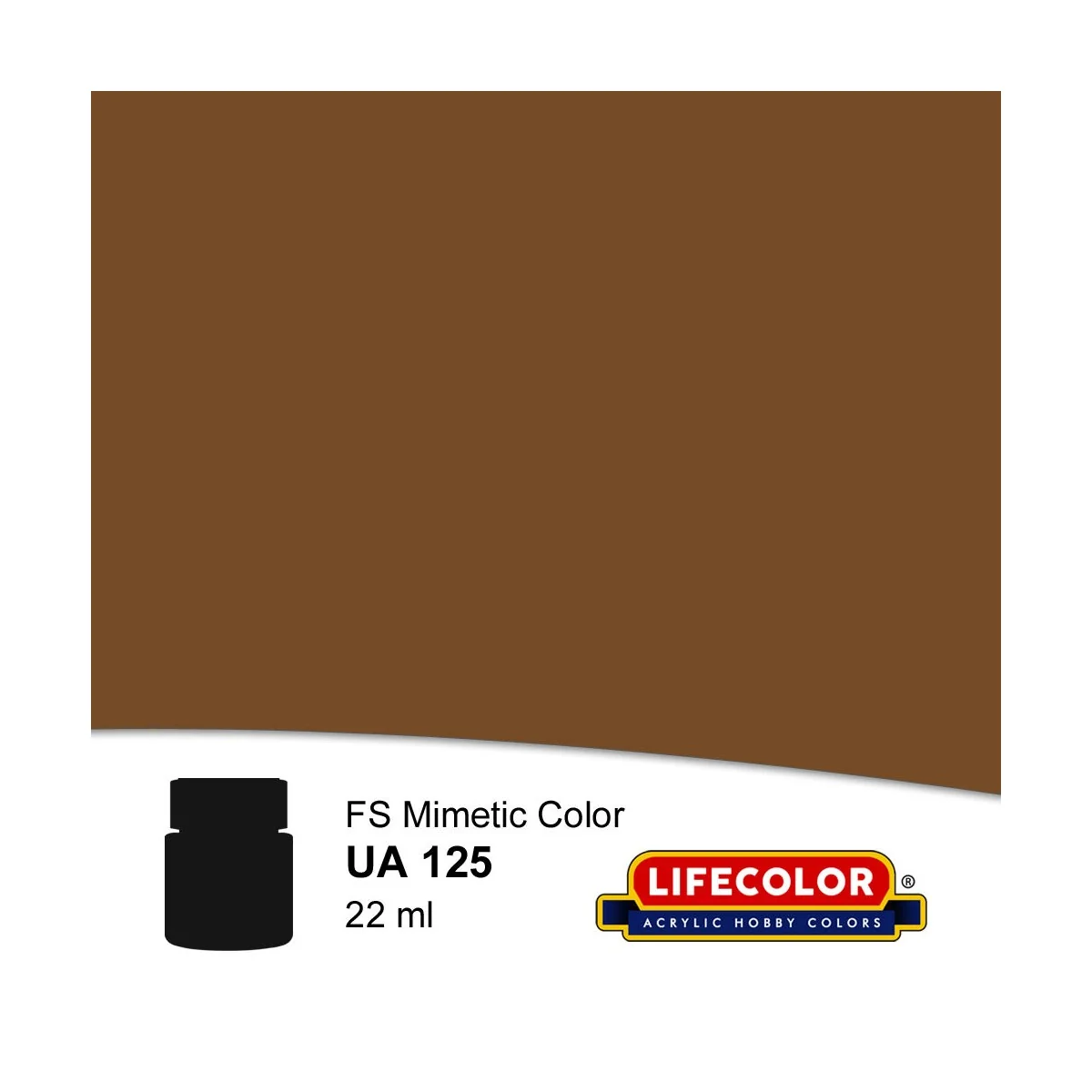 A12 Medium Brown 22 ml - Lifecolor NUA125 A12 Medium Brown 22 ml - Lifecolor NUA125