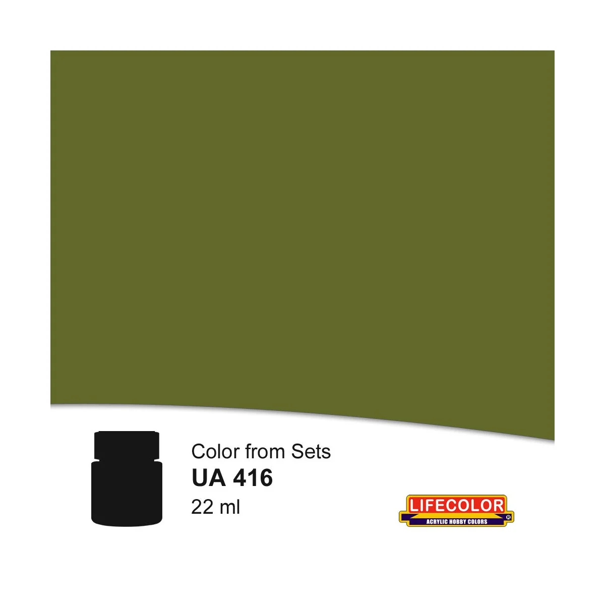 Verde Telo Mimetico Camouflage Green Sheet 22 ml - Lifecolor NUA416