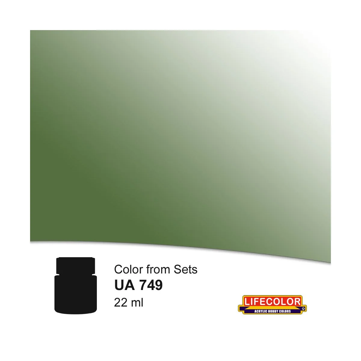 Vegetable Origin Damp Green 22 ml - Lifecolor NUA749