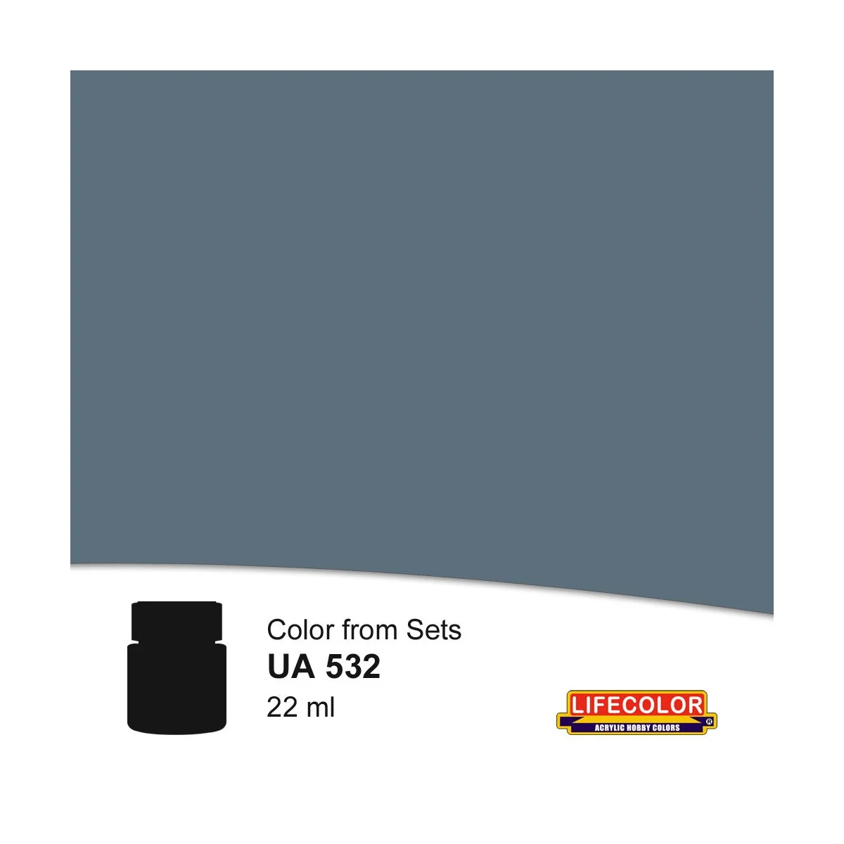 Dark Sea Grey 27 22 ml - Lifecolor NUA532 Dark Sea Grey 27 22 ml - Lifecolor NUA532