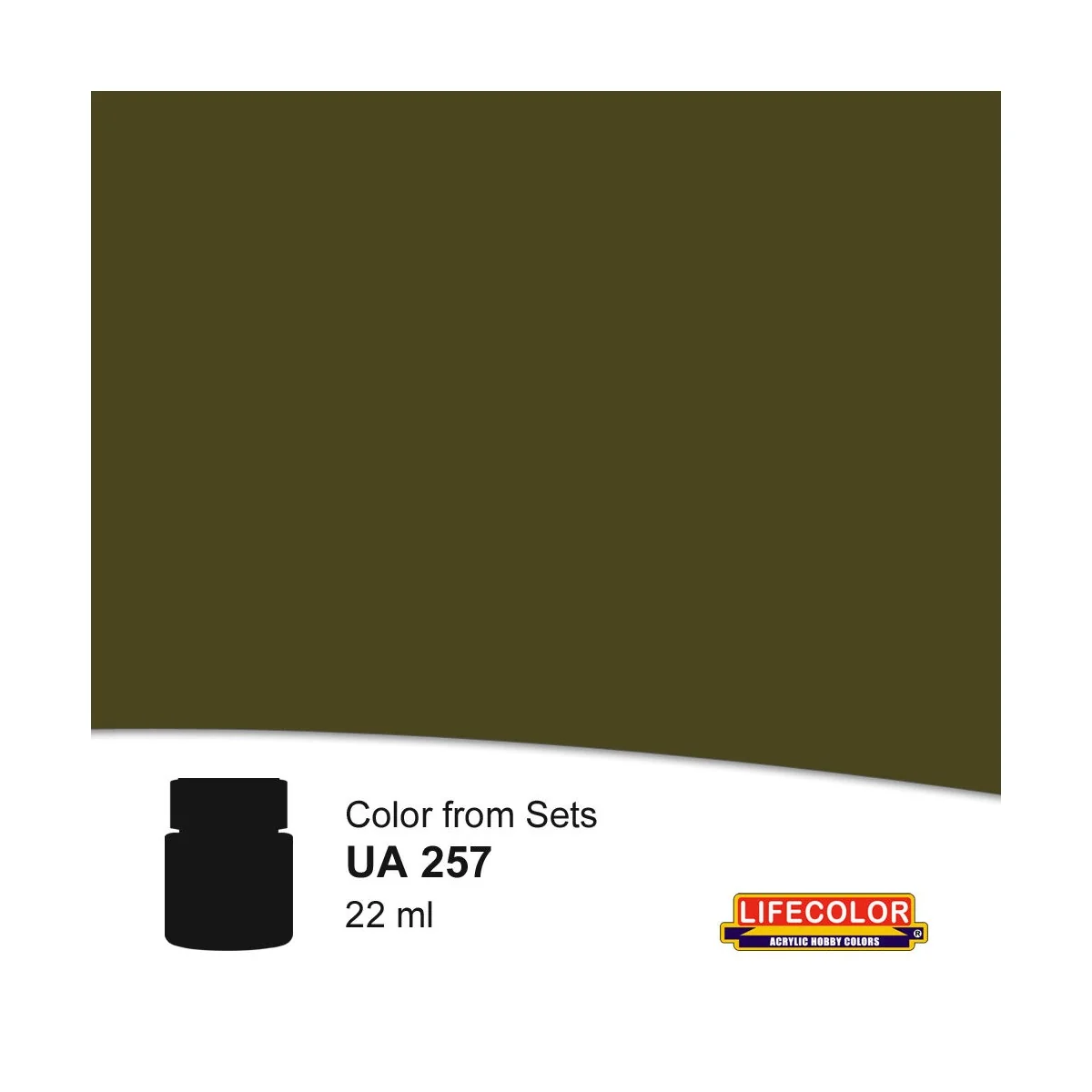Olive Drab Deep Shade 22 ml - Lifecolor NUA257