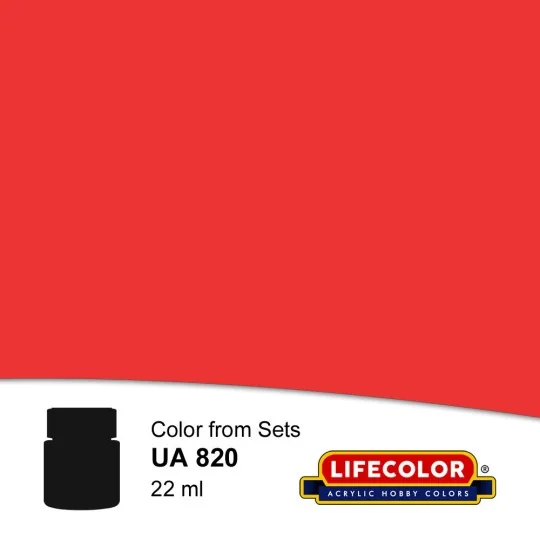 Signal Red 22 ml - Lifecolor NUA820 Signal Red 22 ml - Lifecolor NUA820