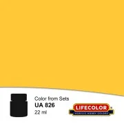 Warning Panel Yellow Early 22 ml - Lifecolor NUA826 Warning Panel Yellow Early 22 ml - Lifecolor NUA826