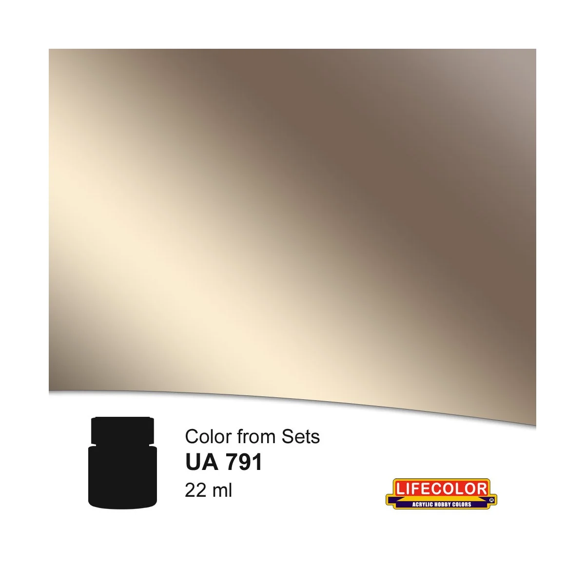 Spent Shell Burned Brass 22 ml - Lifecolor NUA791