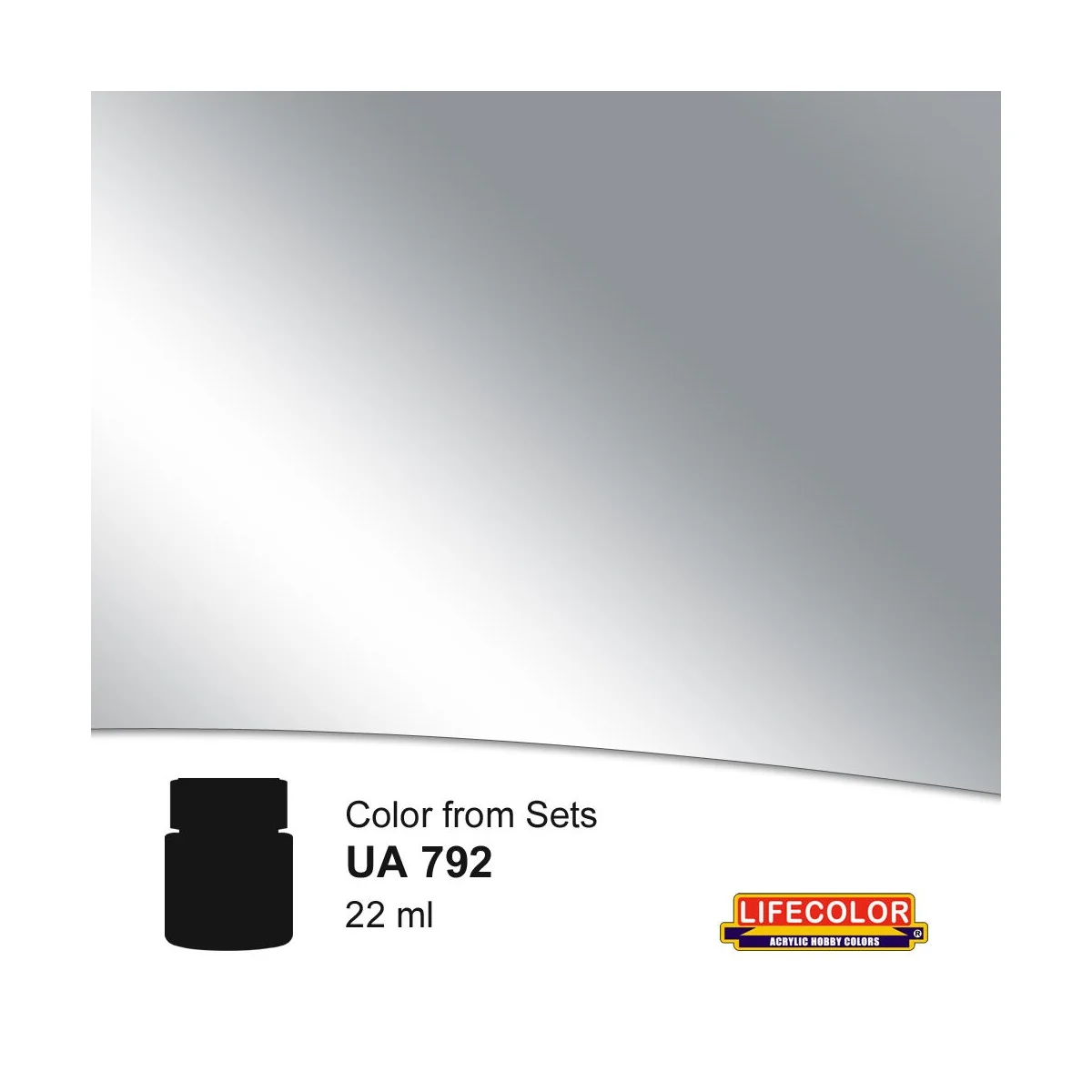 Polished Aluminium 22 ml - Lifecolor NUA792