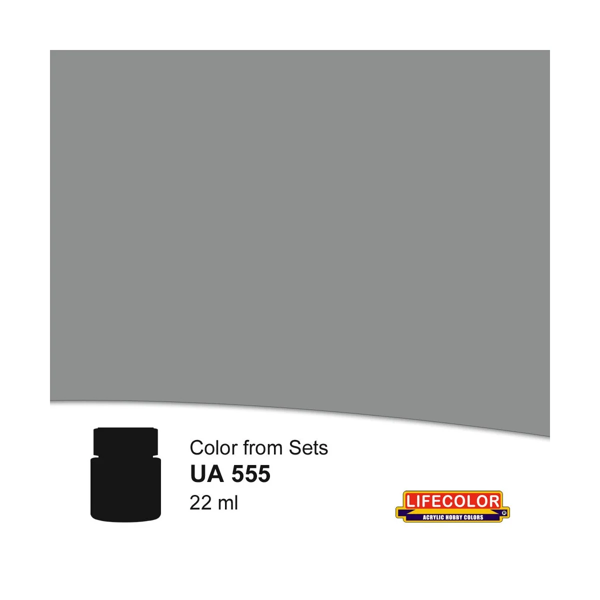 Aggressor Grey 22 ml - Lifecolor NUA555 Aggressor Grey 22 ml - Lifecolor NUA555
