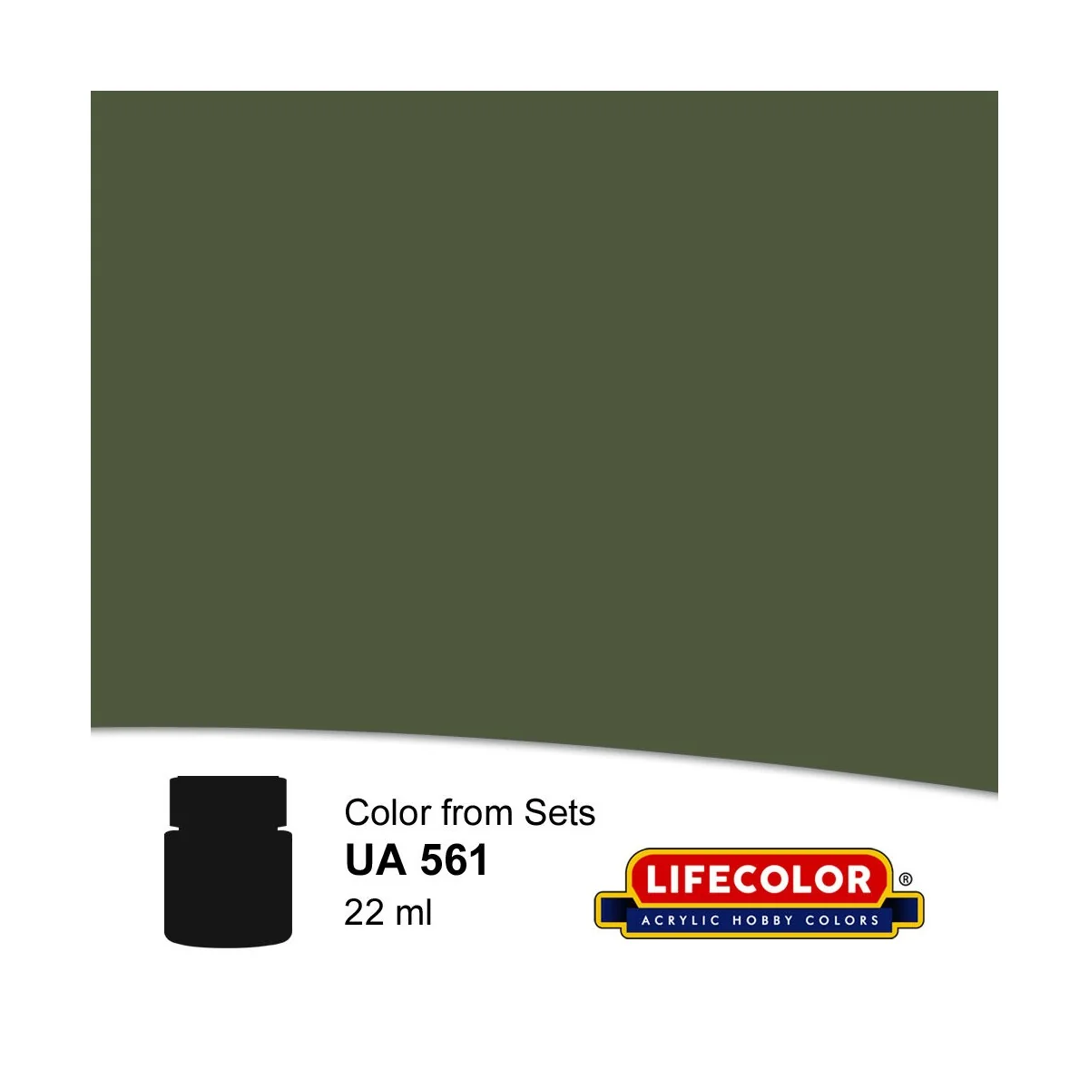 Medium Green 22 ml - Lifecolor NUA561 Medium Green 22 ml - Lifecolor NUA561
