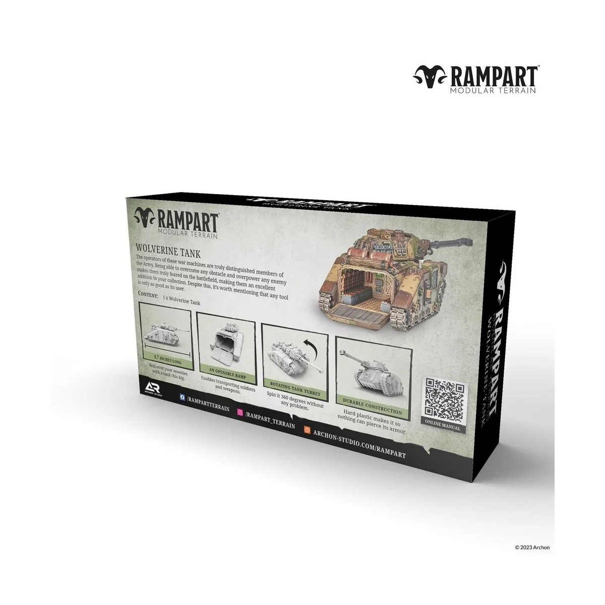 Modular Terrain: WOLVERINE TANK - Archon Studio RAM0006