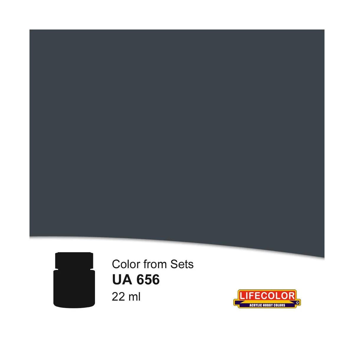 Us Modern Dark Gray 22 ml - Lifecolor NUA656 Us Modern Dark Gray 22 ml - Lifecolor NUA656