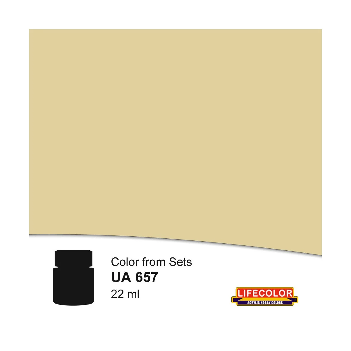 Light Teck Wood 22 ml - Lifecolor NUA657