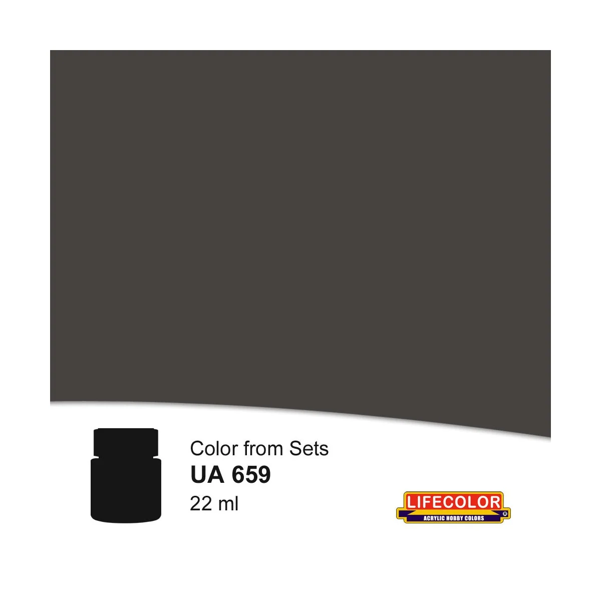 Submarine Dark Gray 22 ml - Lifecolor NUA659