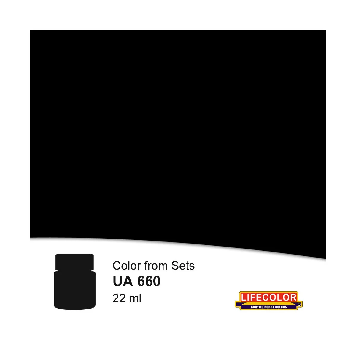 Submarine Black 22 ml - Lifecolor NUA660